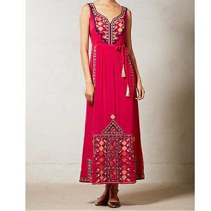 NWT Anthropologie Dayak Maxi Dress By Vanessa Virginia, Size 4